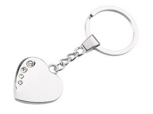 Брелок «Сердце» со стразами Брелок «Сердце» со стразами